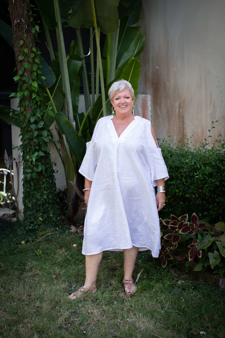 Boho Breeze Linen Dress