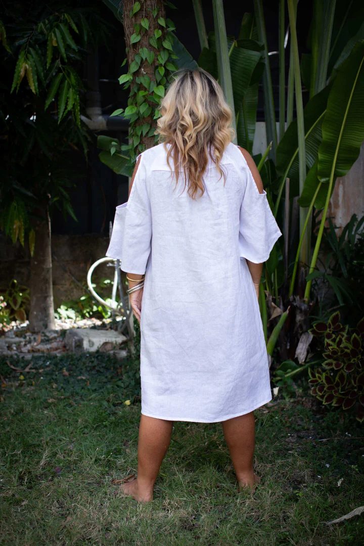 Boho Breeze Linen Dress
