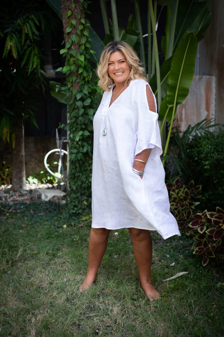 Boho Breeze Linen Dress