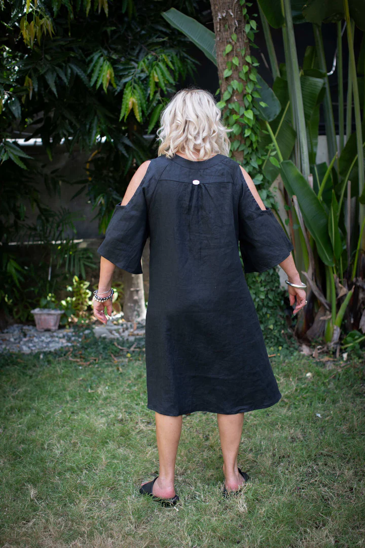 Boho Breeze Linen Dress