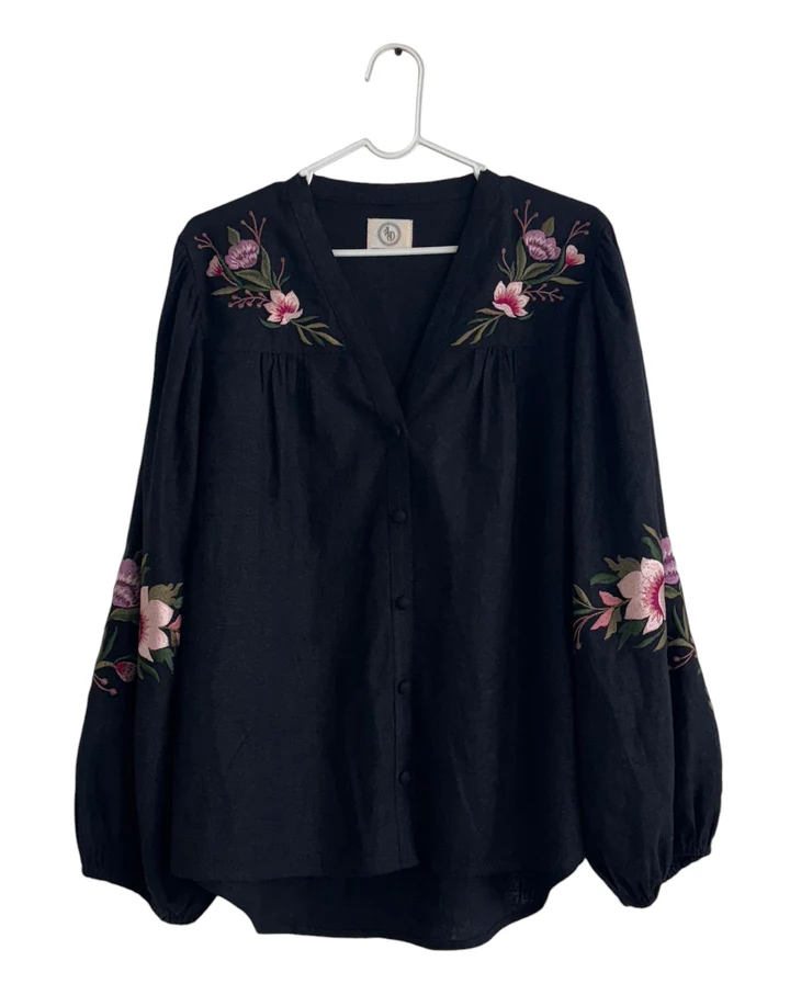 Midnight Rose Blouse