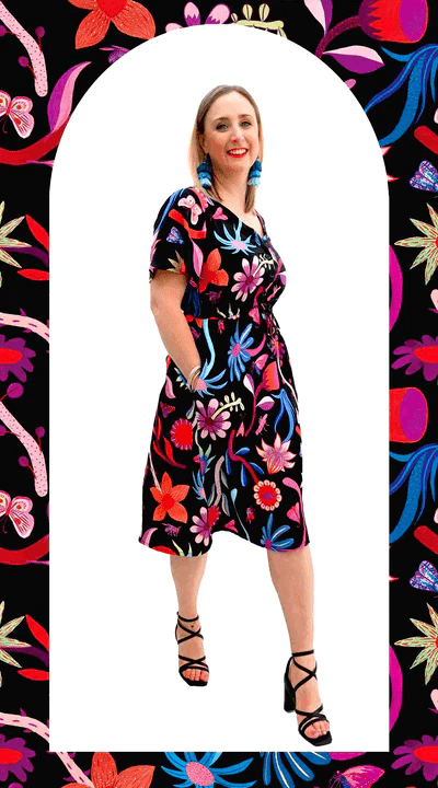Desert Floral Dress