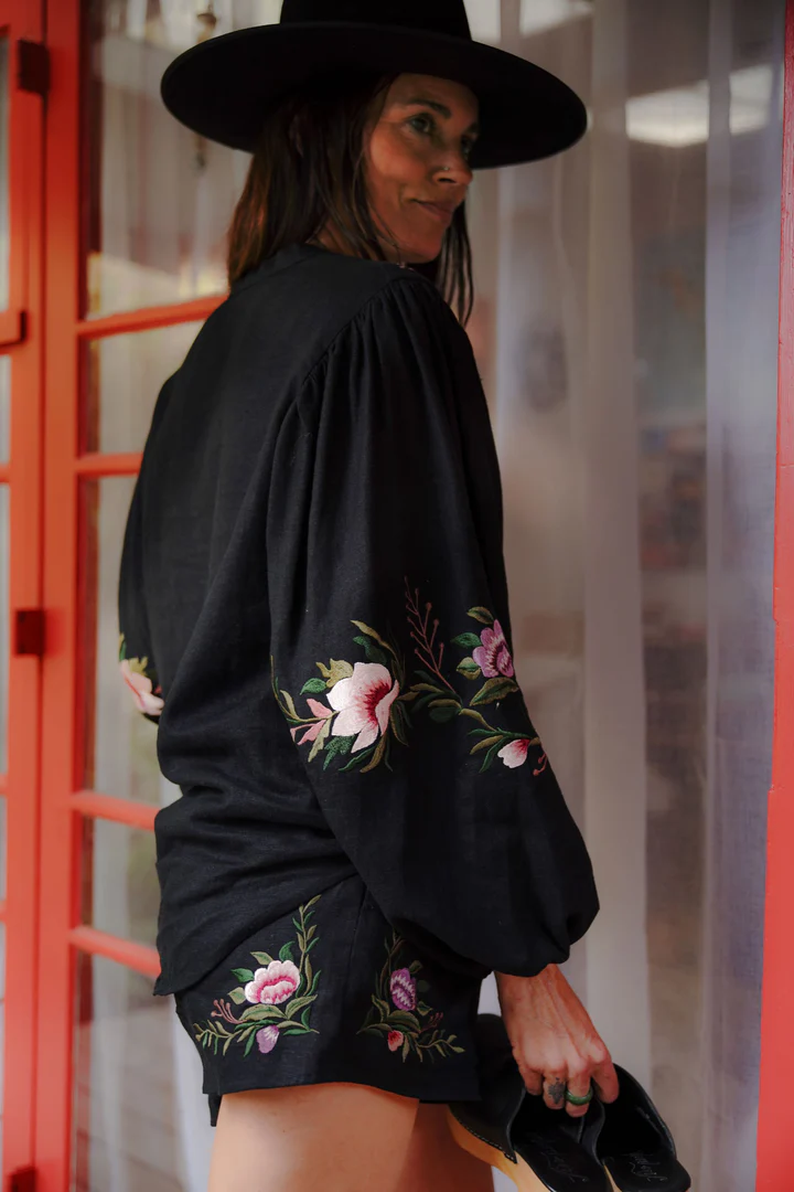 Midnight Rose Blouse