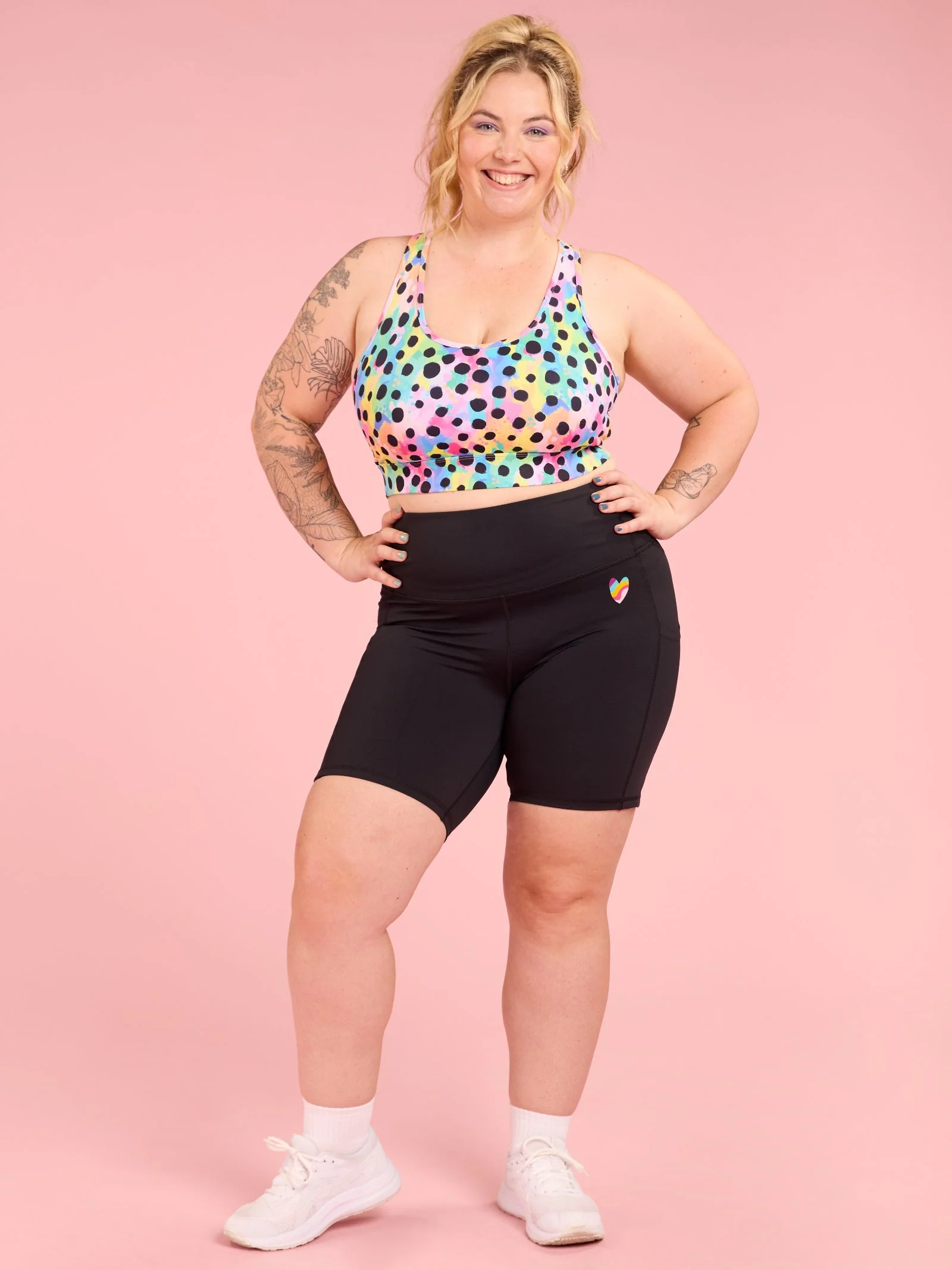Everyday Black Shortie Bike Shorts