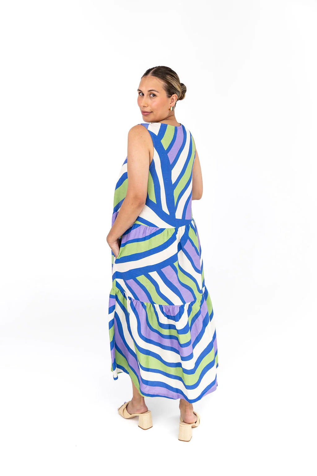 Harper Maternity Dress - Purple