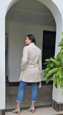 Accolade Herringbone Coat