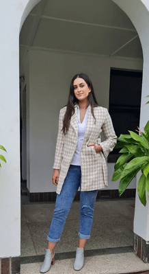 Accolade Herringbone Coat