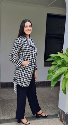 Accolade Herringbone Coat