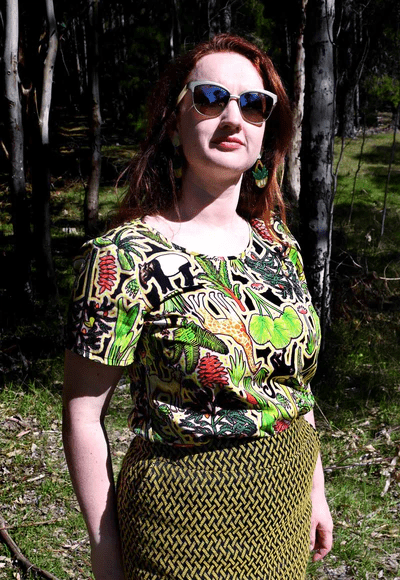 Rainbow Safari Top