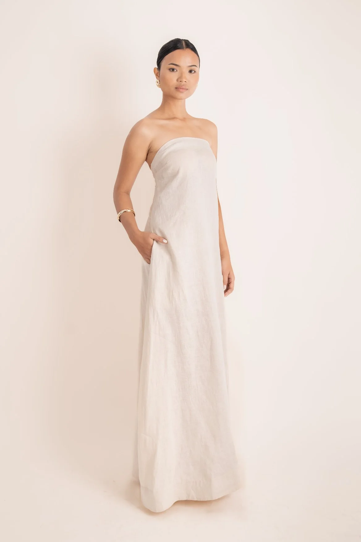 Naya Strapless Dress