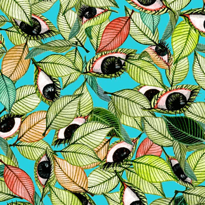 Leafy Eyes Top