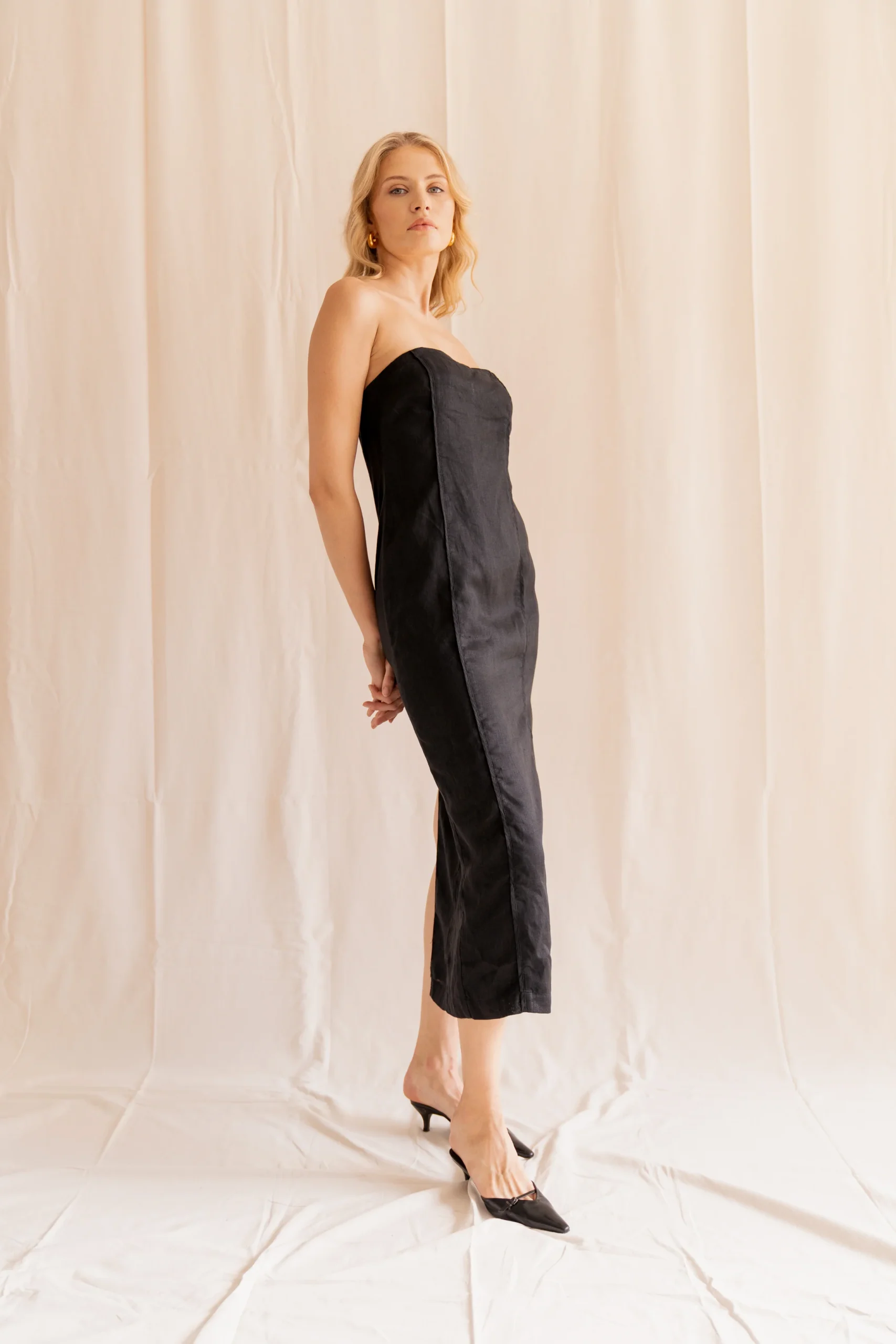 Korva Strapless Maxi Dress