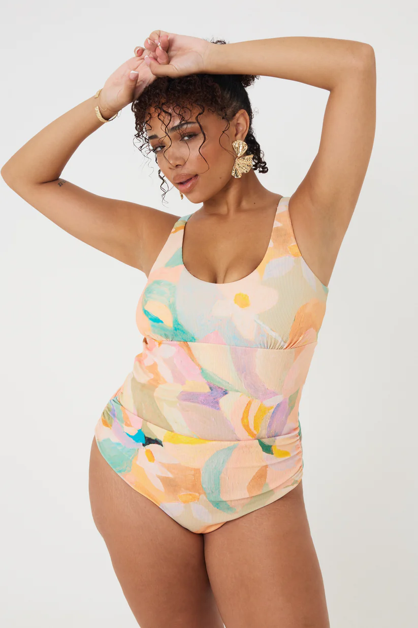 The Original - Exclusive Collaboration Jade Fisher Artist Print Rib Swimsuit