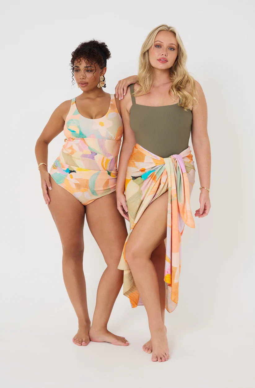 The Original - Exclusive Collaboration Jade Fisher Artist Print Rib Swimsuit