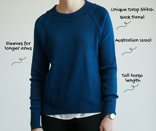 Robyn - Tall Women's Wool Jumper