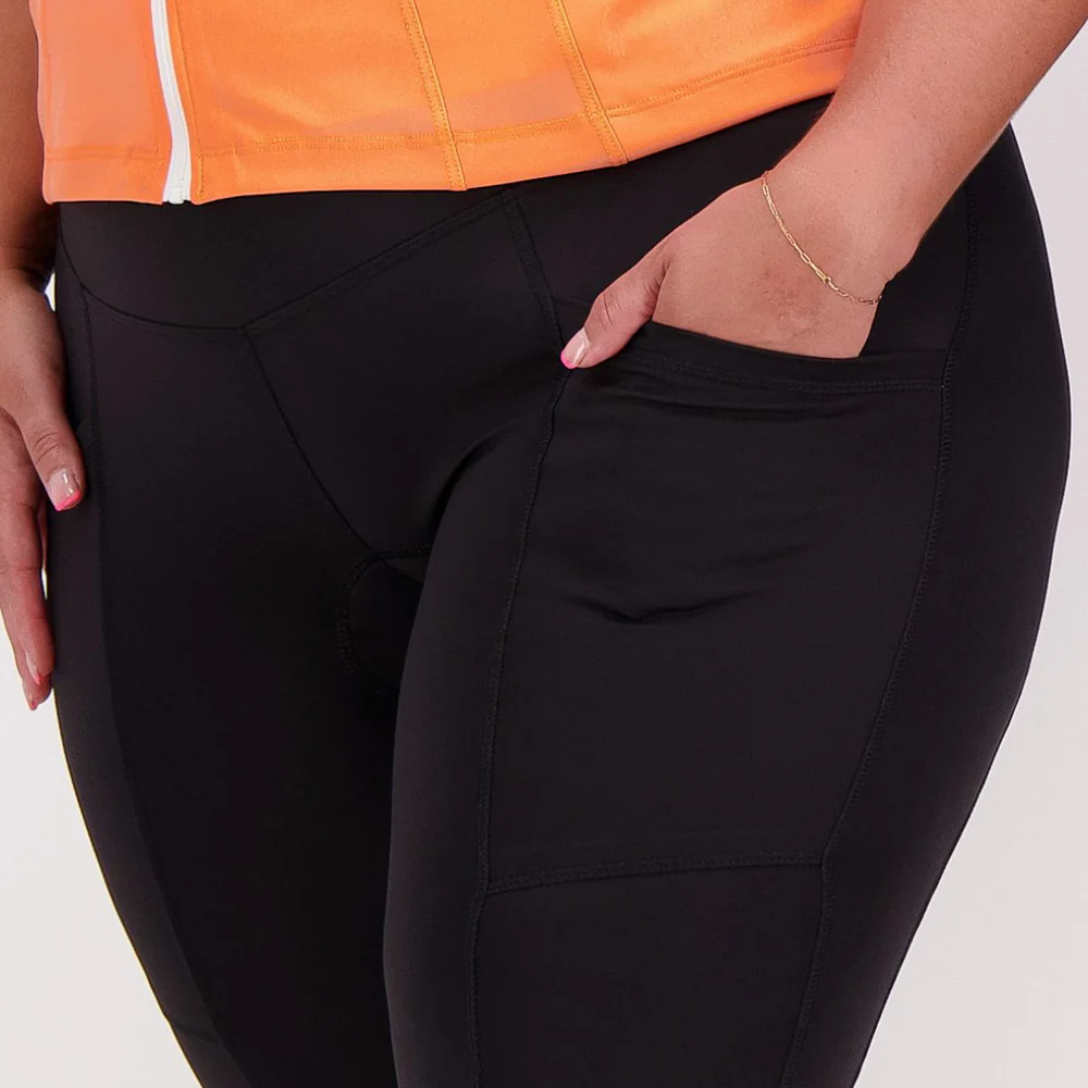 Pocket Capri Padded Bike Pants