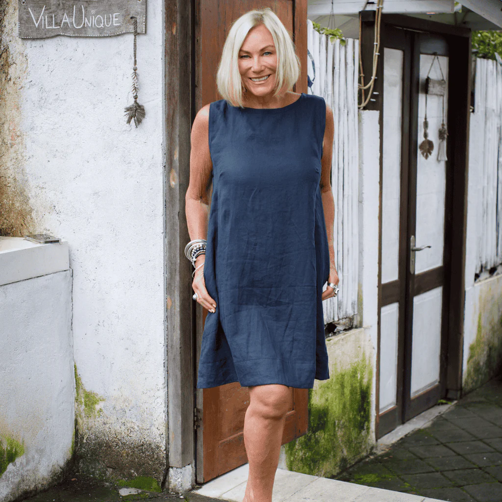 Breeze Linen Shift Dress