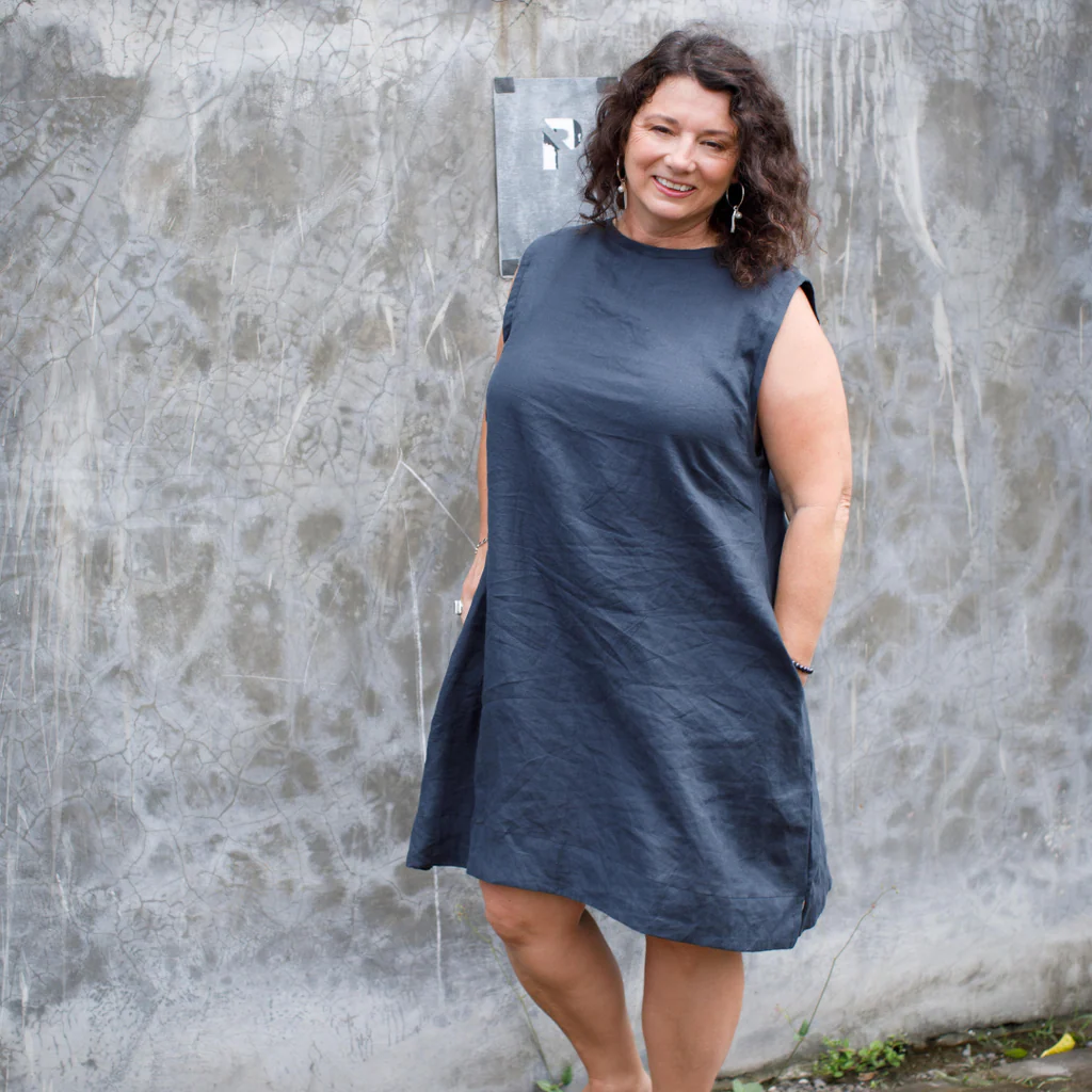 Breeze Linen Shift Dress
