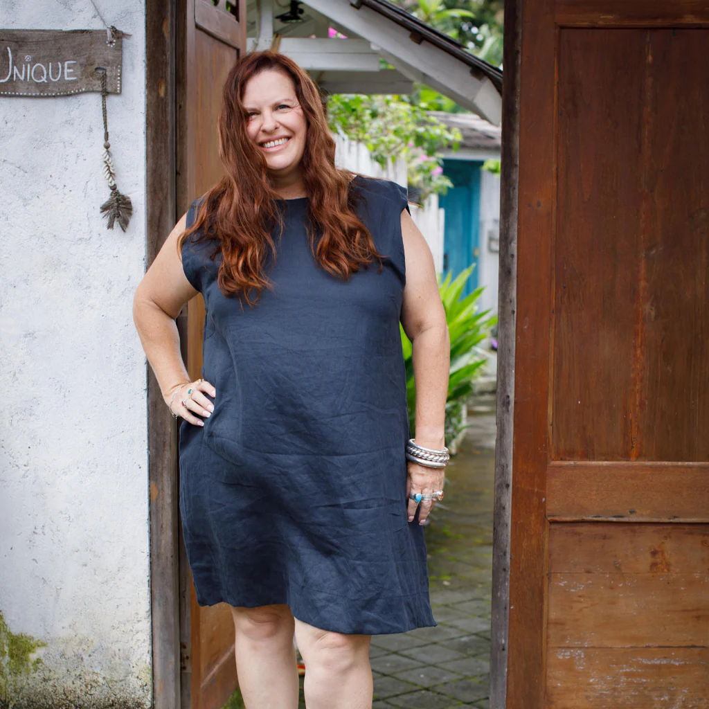 Breeze Linen Shift Dress