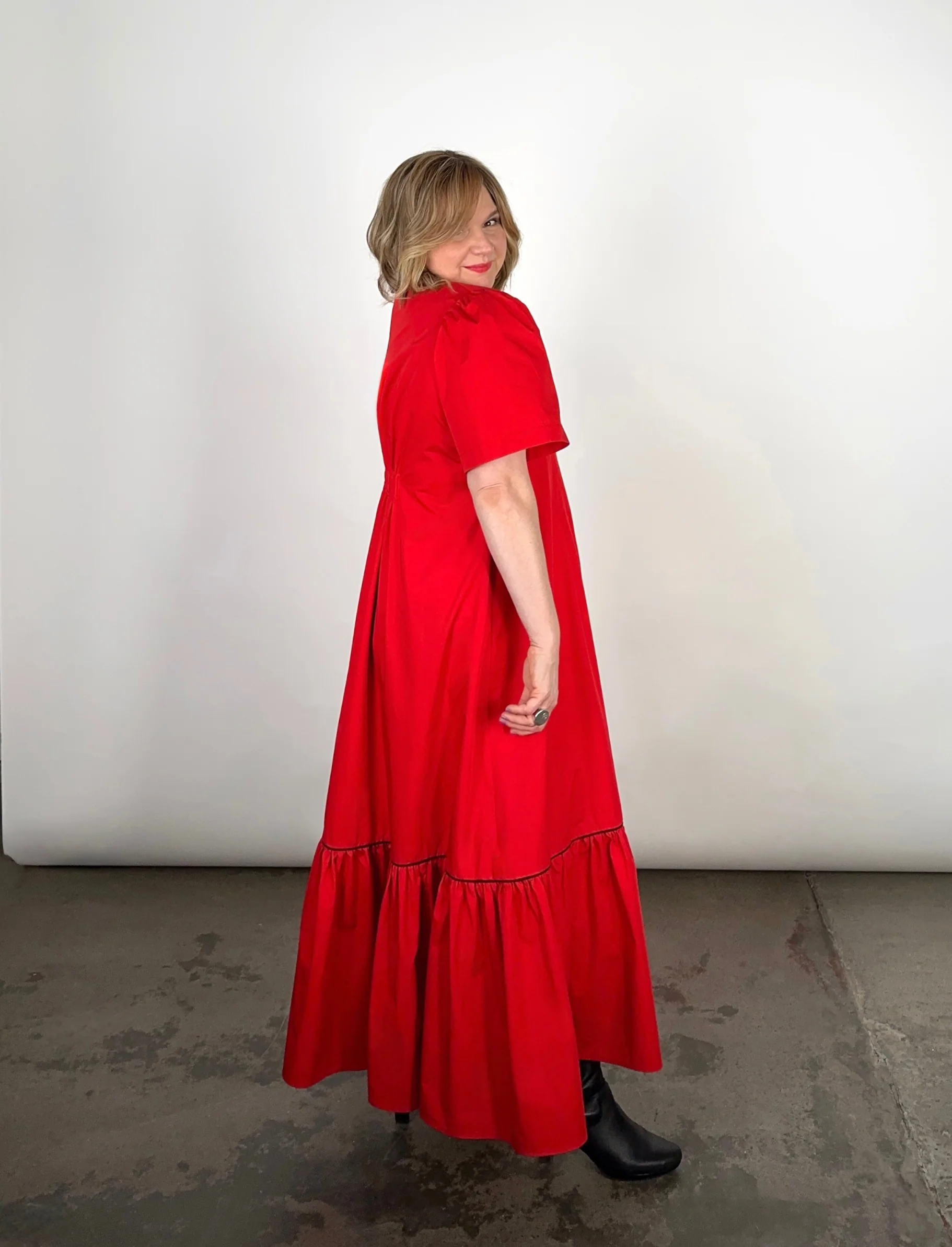 Take Me On Maxi Shirt Dress