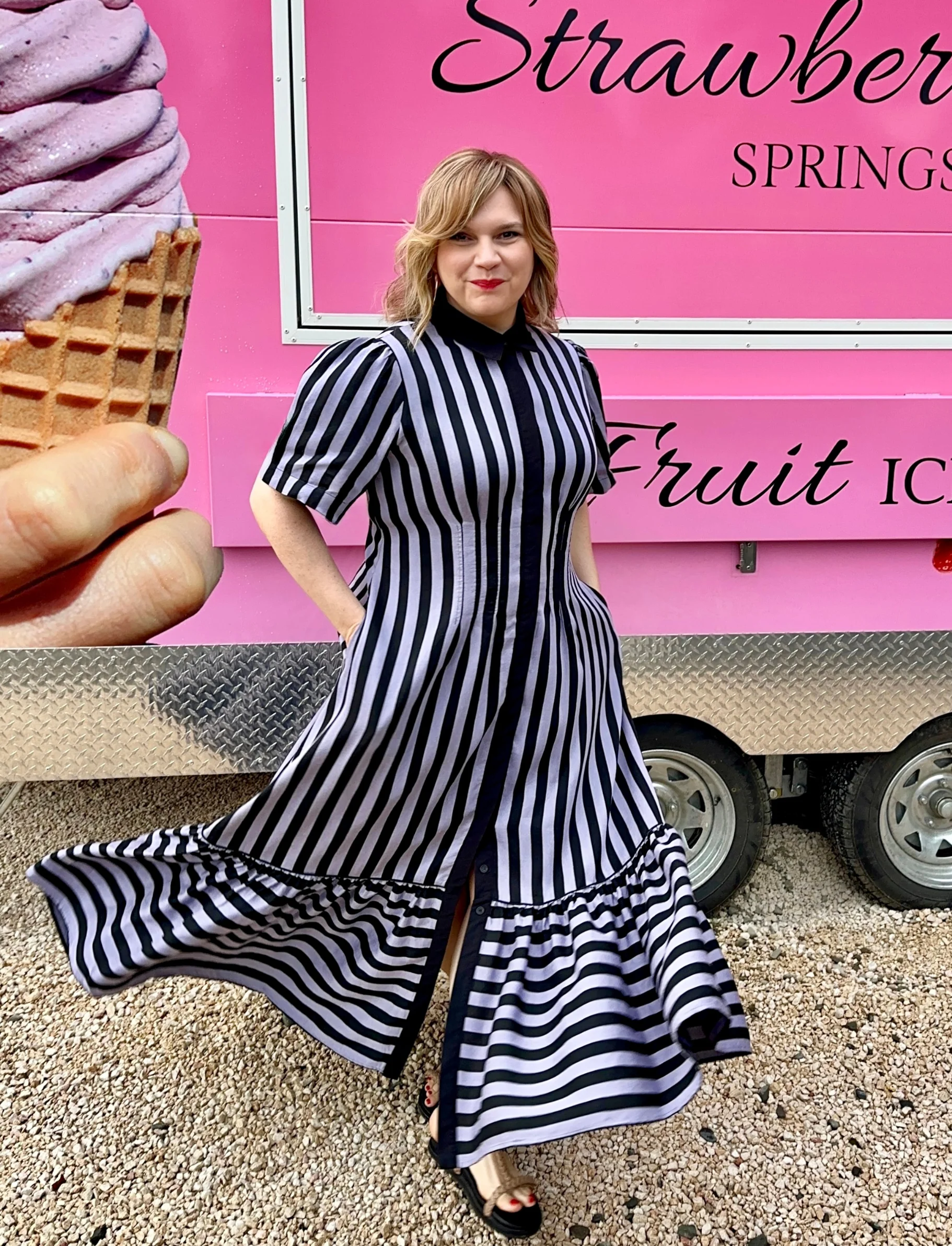 Take Me On Maxi Shirt Dress