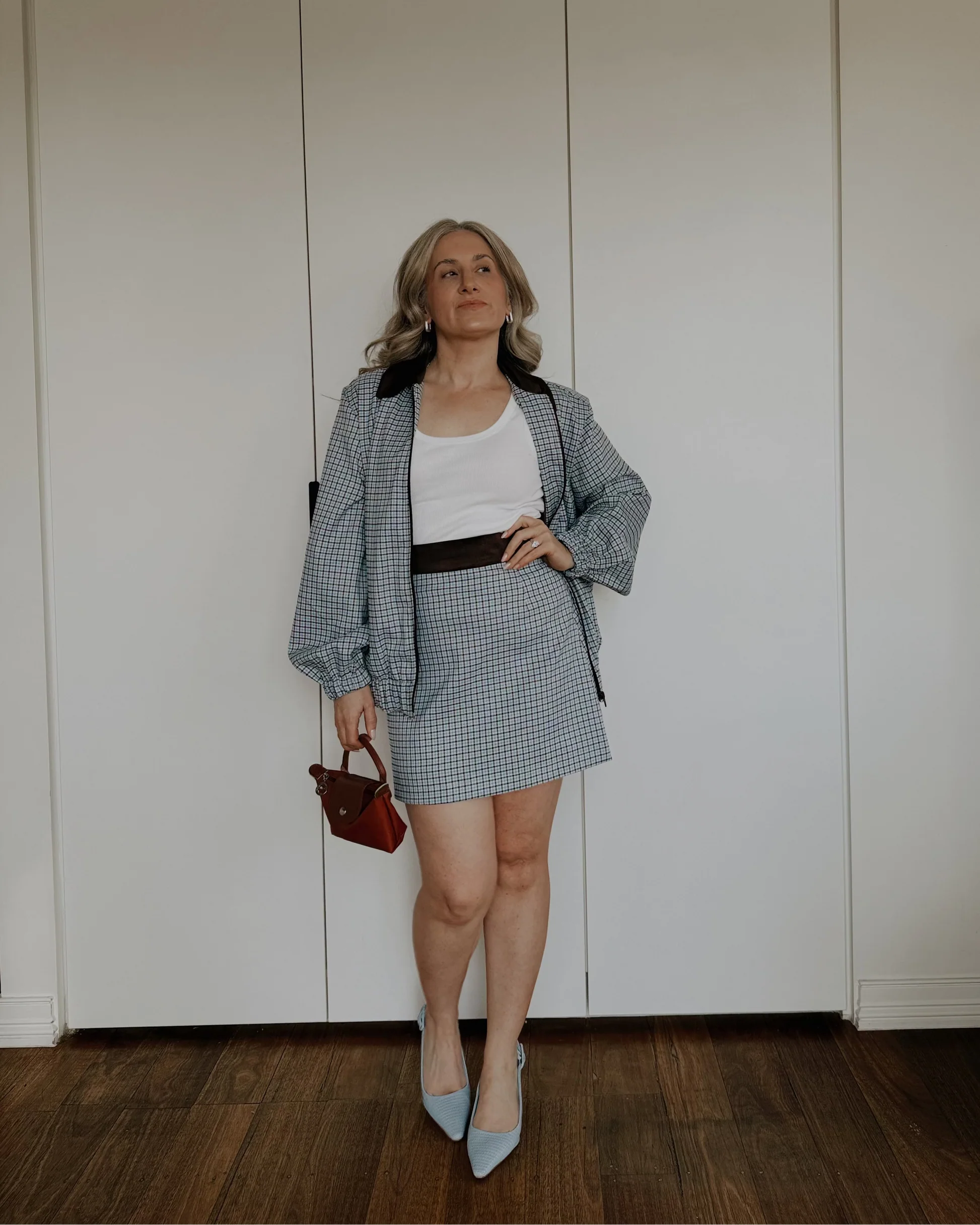 The Tailored Mini Skirt