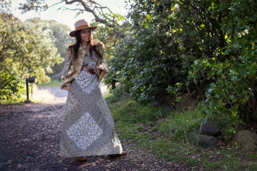 Golden Sage Kaftan
